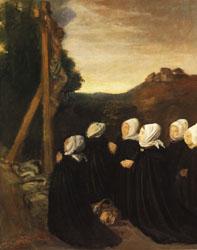Alphonse legros The Calvary oil painting image